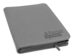 Ultimate Guard Zipfolio XenoSkin - 8 Pocket - grey